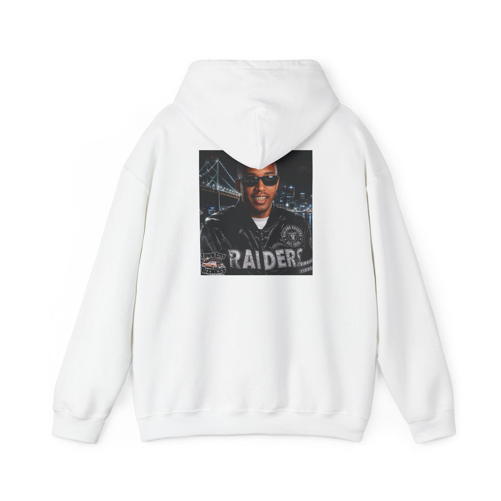Hoodie — 'Town City Bizness' Retro Car Design with Photo Back